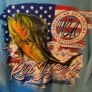Reel Legends Mens XXL American Offshore Sportsfishing Mahi Mahi